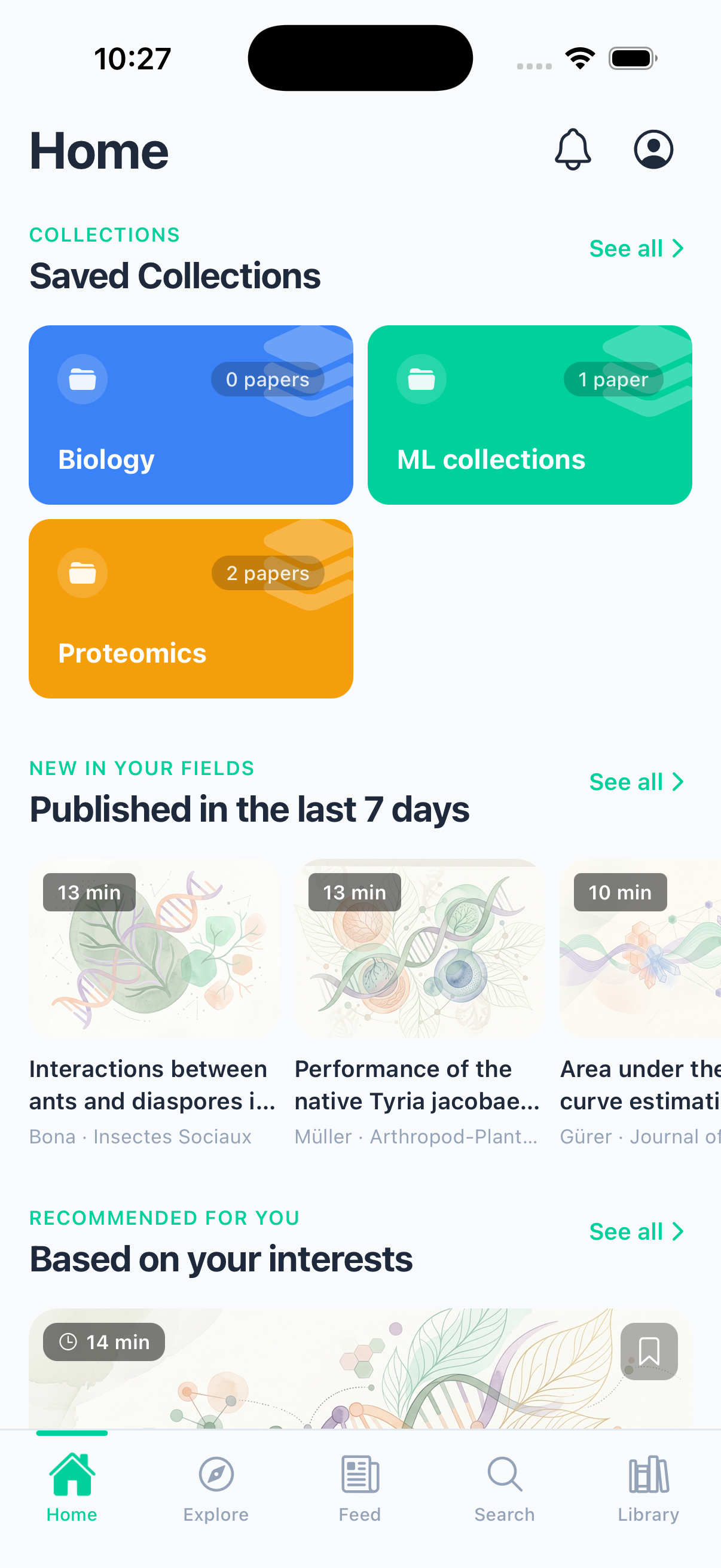 Collections & New Papers